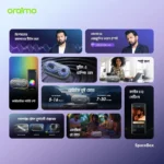 Oraimo SpaceBox FM with Customizable Lights and EQ Speaker (OBS-382) - Image 2