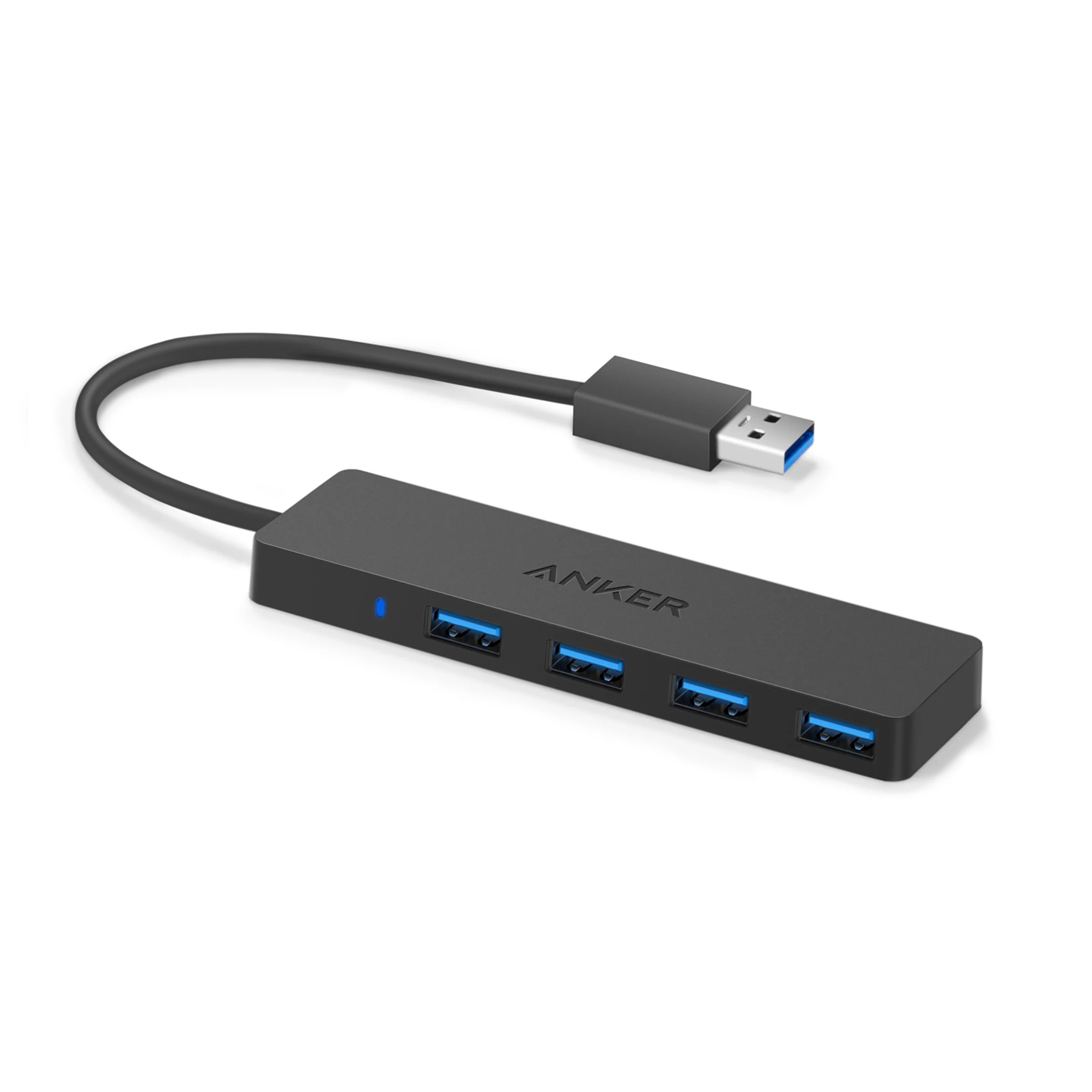 A7516011 Anker 4-Port Ultra Slim USB3.0 Data Hub 20cm - Image 1