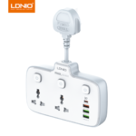 LDNIO Power Strip 2 Port, 2 USB and 1 USB-C PD & QC3.0 EU (SC2311)