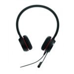Jabra Evolve 30 MS DUO Dual Ear USB & 3.5mm Noise Cancelling Head Phone Black - Image 4