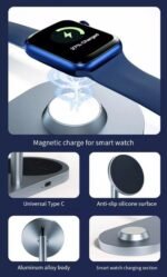 WiWU X23 15W Power Air 3 in 1 Magnetic Wireless Charger - Image 4